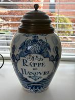 Delfts blauwe tabakpot, Ophalen