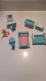 Vintage Poppenhuis Miniatuur Meubels Set, Ophalen of Verzenden