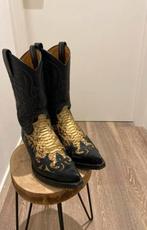 Sendra boots cowboylaarzen maat 41 zwart met python incl ver, Sendra, Zwart, Boots, Ophalen of Verzenden