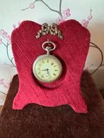 Antieke Franse horloge hanger met horloge, Ophalen of Verzenden