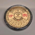 Chinese Kalender in Marmer blok 1990 - 2029, Antiek en Kunst, Kunst | Niet-Westerse kunst, Ophalen of Verzenden