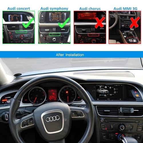 Android 14 Radio navigatie Audi a5 mmi 2010 apple carplay, Auto diversen, Autoradio's, Nieuw, Ophalen of Verzenden
