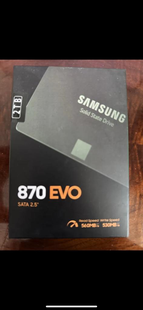 Samsung 870 EVO 2TB nieuw, Computers en Software, Harde schijven, Nieuw, Desktop, Intern, SSD, Ophalen of Verzenden