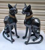 Twee oude Egyptische katten, Antiek en Kunst, Ophalen of Verzenden