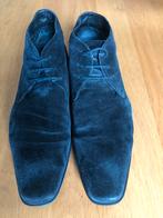 Zwarte Suède Schoenen Maat 45, Ophalen of Verzenden, Gedragen, Zwart, Veterschoenen