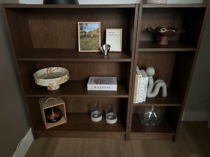 IKEA Billy boekenkast - walnoot, Huis en Inrichting, Kasten | Boekenkasten, Zo goed als nieuw, 50 tot 100 cm, 150 tot 200 cm, 25 tot 50 cm