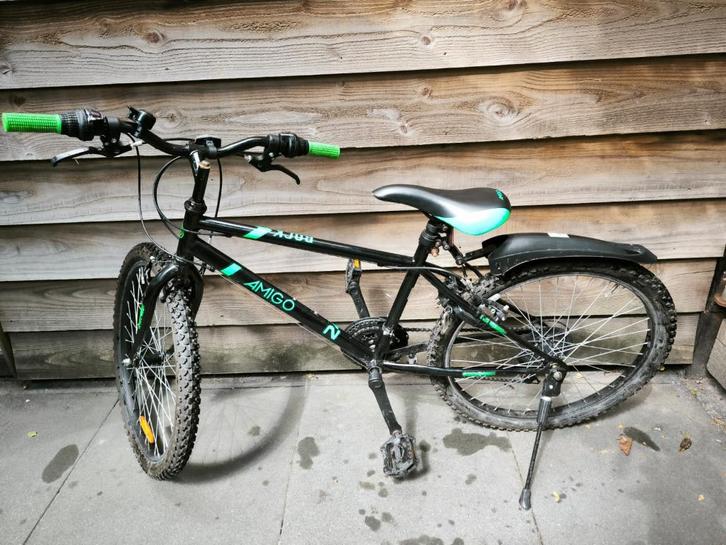 Kinder mountainbike 24 inch, Fietsen en Brommers, Fietsen | Mountainbikes en ATB, Gebruikt, Overige merken, Minder dan 45 cm, Hardtail