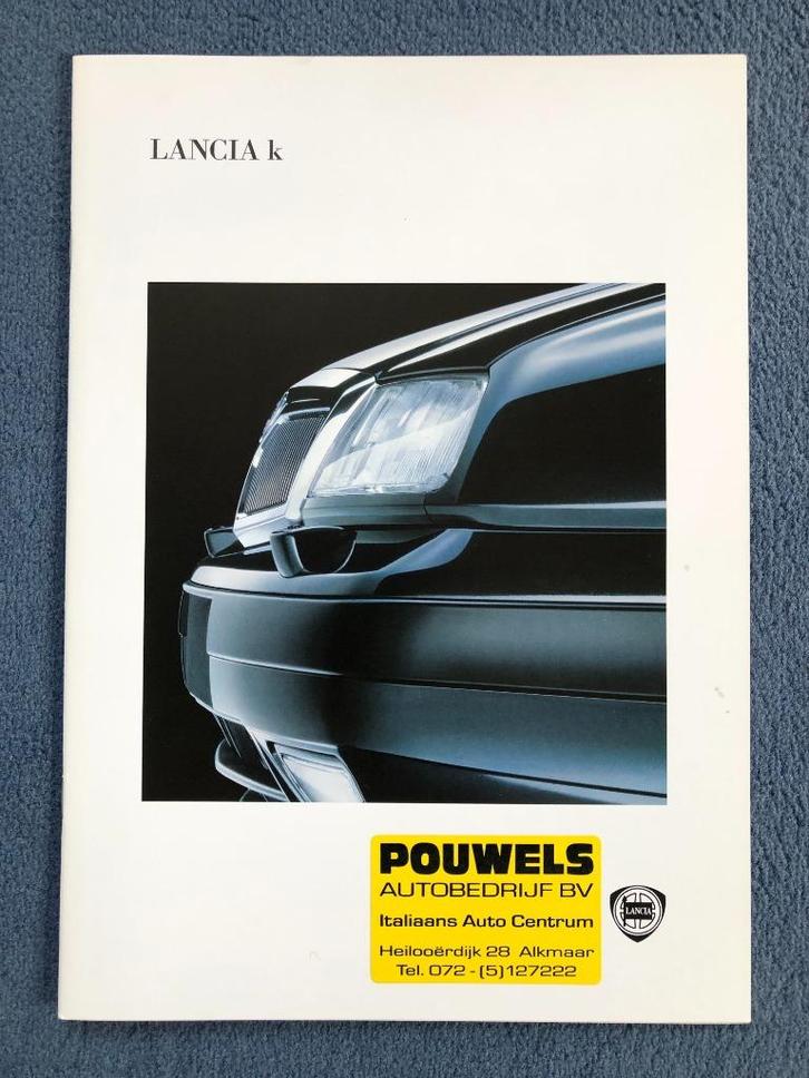 Lancia K folder 1995, Boeken, Auto's | Folders en Tijdschriften, Nieuw, Overige merken, Ophalen of Verzenden