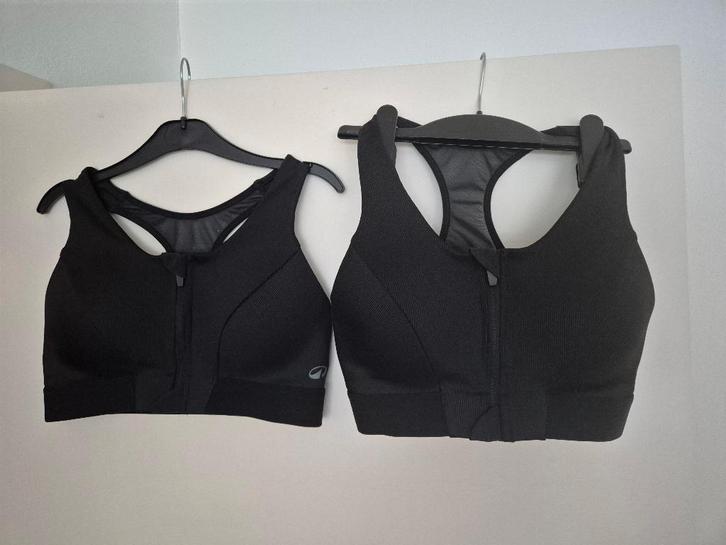 SPORTBH post operatieve BH maat M zwart Decathlon rits, Kleding | Dames, Sportkleding, Gedragen, Overige typen, Maat 38/40 (M)