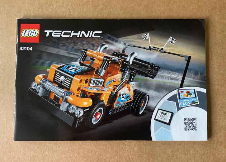 LEGO Technic Racetruck/racewagen 42104, Kinderen en Baby's, Speelgoed | Duplo en Lego, Gebruikt, Lego, Ophalen of Verzenden