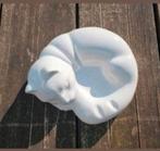 Witte Porcelainen Schaal van een Kat, Ophalen of Verzenden, Jongetje of Meisje