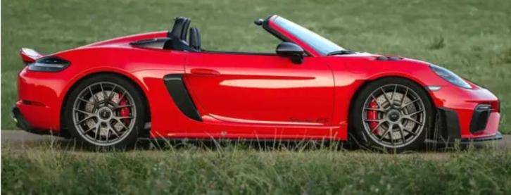 Porsche 718 Spyder RS 2023 Rood Schaal 1:18 Norev Ref 187271, Hobby en Vrije tijd, Modelauto's | 1:18, Nieuw, Auto, Norev, Ophalen of Verzenden
