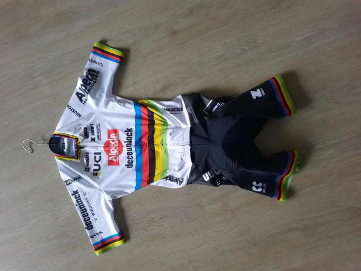 Snelpak Mathieu van der Poel Kalas Alpecin Canyon Zwift, Fietsen en Brommers, Fietsaccessoires | Fietskleding, Zo goed als nieuw