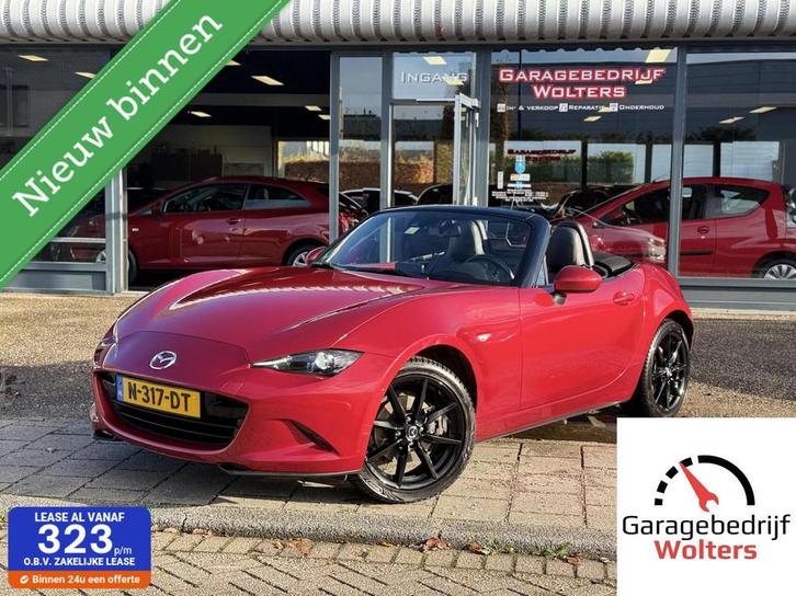 Mazda MX-5 2.0 SkyActiv-G 160 GT-M vol opties 2set velgen, Auto's, Mazda, Bedrijf, Te koop, MX-5, ABS, Achteruitrijcamera, Airbags
