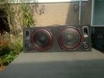 Grote drieweg stereo autospeaker (boombox) z.g.a.n., Audio, Tv en Foto, Luidsprekers, Overige typen, Zo goed als nieuw, 120 watt of meer