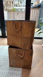 IKEA inklapbare rieten manden (Kottebo Rotan) twee stuks, Ophalen of Verzenden, Gebruikt