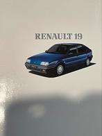 Folder Renault 19, Verzenden, Zo goed als nieuw, Renault