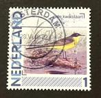 persoonlijke postzegel Gele kwikstaart, Na 1940, Verzenden, Gestempeld