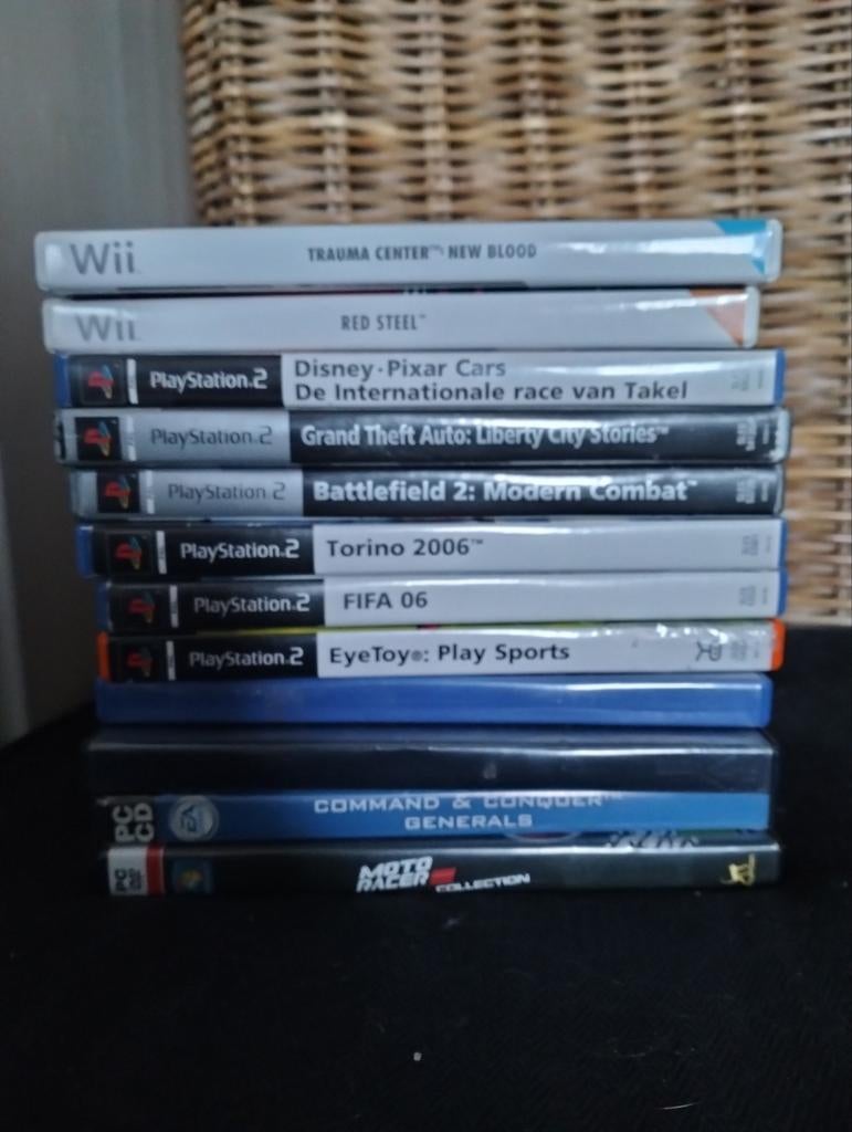 Game DVD hoesjes (PS2, pc, Wii), 1 speler, Ophalen of Verzenden, Vanaf 3 jaar