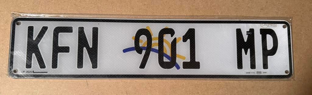 Kentekenplaat Zuid Afrika, Ophalen of Verzenden, Zo goed als nieuw, Auto's