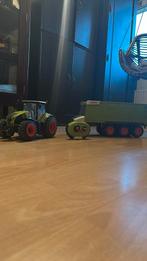 claas rc tractor met kar, Ophalen of Verzenden, Zo goed als nieuw