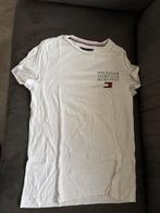 Wit T-shirt - Maat Smal tommy hilfiger, Kleding | Heren, Ophalen, Zo goed als nieuw, Maat 46 (S) of kleiner, Wit