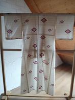 Traditionele Japanse Kimono hitoe white hishi, Antiek en Kunst, Ophalen of Verzenden