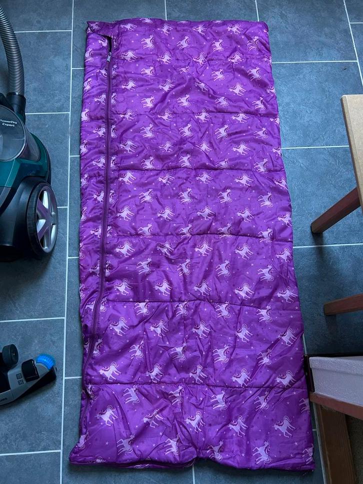 Kinder Slaapzak - Unicorns!, Caravans en Kamperen, Slaapzakken, Zo goed als nieuw, Ophalen of Verzenden