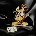 Luxe 24K verguld muisje met kristal – Nieuw – €39,95, Mvm detailhandel, Pjmink@casema.nl, Nieuw, Ophalen of Verzenden