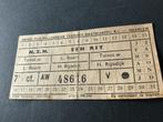 Oud tramkaartje Leiden 1943 - 7,5 cent, Verzamelen, Spoorwegen en Tramwegen, Verzenden