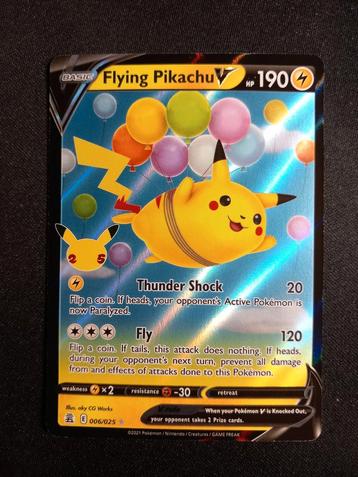 Pokemon Flying Pikachu V 006/025 Celebrations Ultra Rare NM beschikbaar voor biedingen