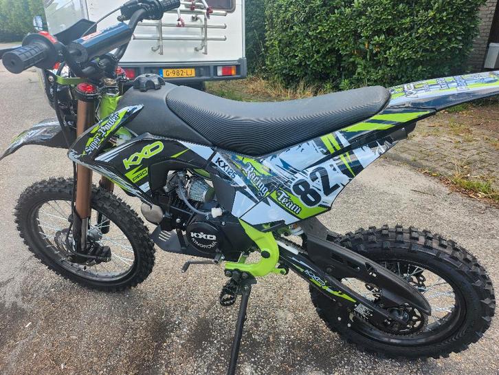 Crosser KXD 125cc 17/14 wielen electrische start en koplamp, Kinderen en Baby's, Speelgoed | Buiten | Actiespeelgoed, Nieuw, Ophalen of Verzenden