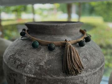 Oude bellen riem ketting sober brocante landelijk beschikbaar voor biedingen