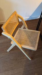 Basiclabel Klapstoel Weft - Rattan - Naturel - 77x47x60, Ophalen, Bruin, Zo goed als nieuw, Eén