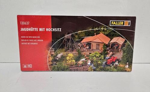 Faller Set HO Jachthut met uitkijkpost 130637, Hobby en Vrije tijd, Modeltreinen | H0, Zo goed als nieuw, Brug, Tunnel of Gebouw