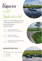 Kano verhuur Staphorst, Watersport en Boten, Ophalen, Gebruikt, Eén persoon