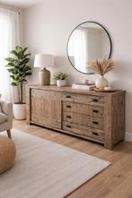 Mooi en robuuste dressoir van massief hout., Huis en Inrichting, Ophalen, Overige materialen, 150 tot 200 cm, Zo goed als nieuw