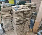 Zo'n 150 betontegels, Ophalen, Gebruikt, Beton, Terrastegels