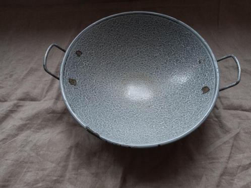 Emaille Wokpan, Antiek en Kunst, Antiek | Emaille, Ophalen of Verzenden