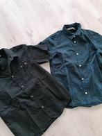 2 blouses korte mouw, maat 140, Jongen, Ophalen of Verzenden, Zo goed als nieuw, Overhemd of Blouse