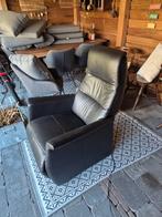 Sta-op stoel, Huis en Inrichting, Stoelen, Ophalen, Zwart, Leer, Zo goed als nieuw