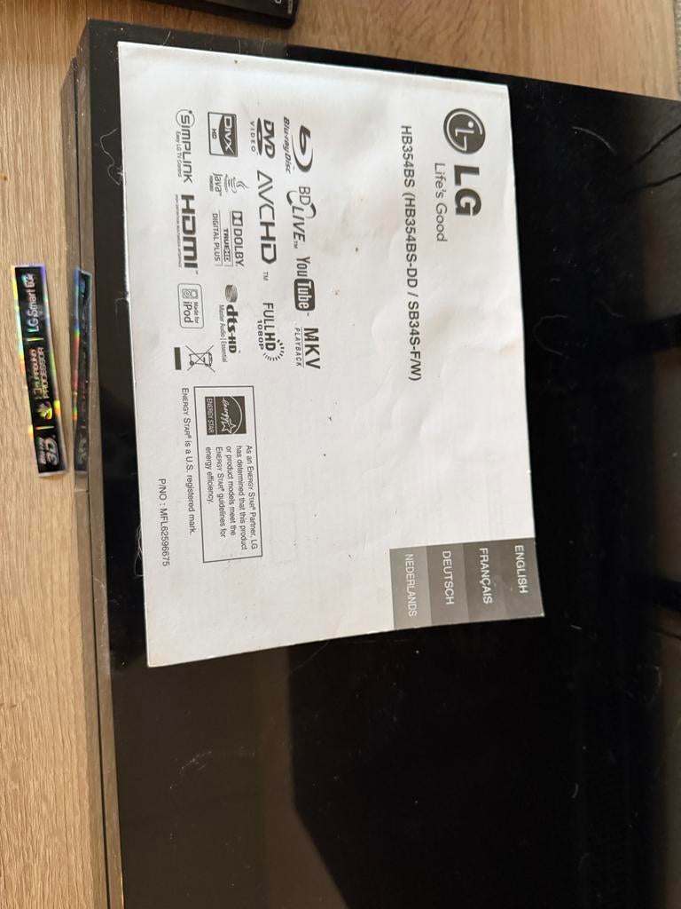 LG Surround Systeem met Afstandsbediening, Ophalen of Verzenden, Gebruikt, LG