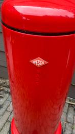 Rode vuilnisbak Wesco, Huis en Inrichting, Woonaccessoires | Prullenbakken, Ophalen, Zo goed als nieuw, Kunststof, Minder dan 50 cm