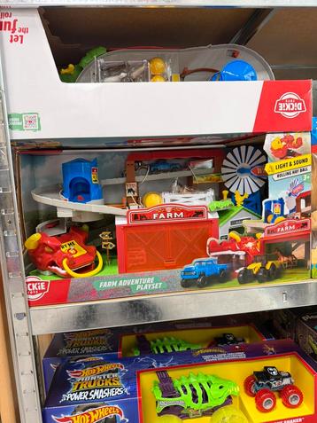 Dickie Toys Farm Boerderij speelset parkeergarage racebaan beschikbaar voor biedingen
