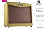 Fazley Galactic tube R20 - 1x 12" Celestion, Ophalen, Zo goed als nieuw, Gitaar, Minder dan 50 watt