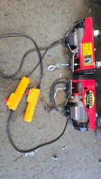 Electrische lier 2 stuks, Doe-het-zelf en Verbouw, Lieren en Takels, Ophalen, Zo goed als nieuw