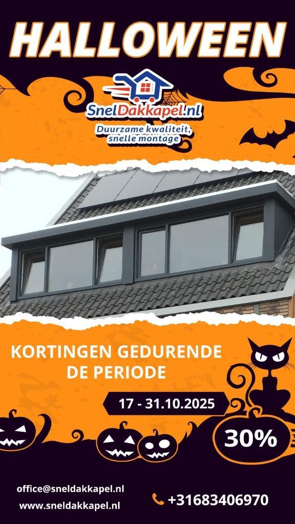 Dakkapel Direct voor *€ 5.999*! 💰, Doe-het-zelf en Verbouw, Kozijnen en Schuifpuien, Nieuw, Dakkapel, Overige materialen, 75 tot 150 cm
