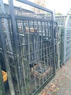 Poort vleugel, Tuin en Terras, Tuinhekken en Hekwerk, Ophalen, Zo goed als nieuw, IJzer, Dubbelstaafmat hekwerk