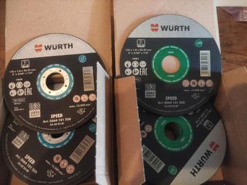 Würth Doorslijpschijven ∅ 125mm €15,00 (ds van 25 stuks) beschikbaar voor biedingen