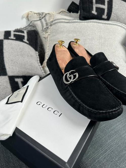 GUCCI Loafers // Instappers // Zwart // Heren // Maat 45, Kleding | Heren, Schoenen, Nieuw, Loafers, Zwart, Ophalen of Verzenden